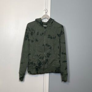 Lululemon Scuba Hoodie Jacket Light Cotton Fleece Shibori